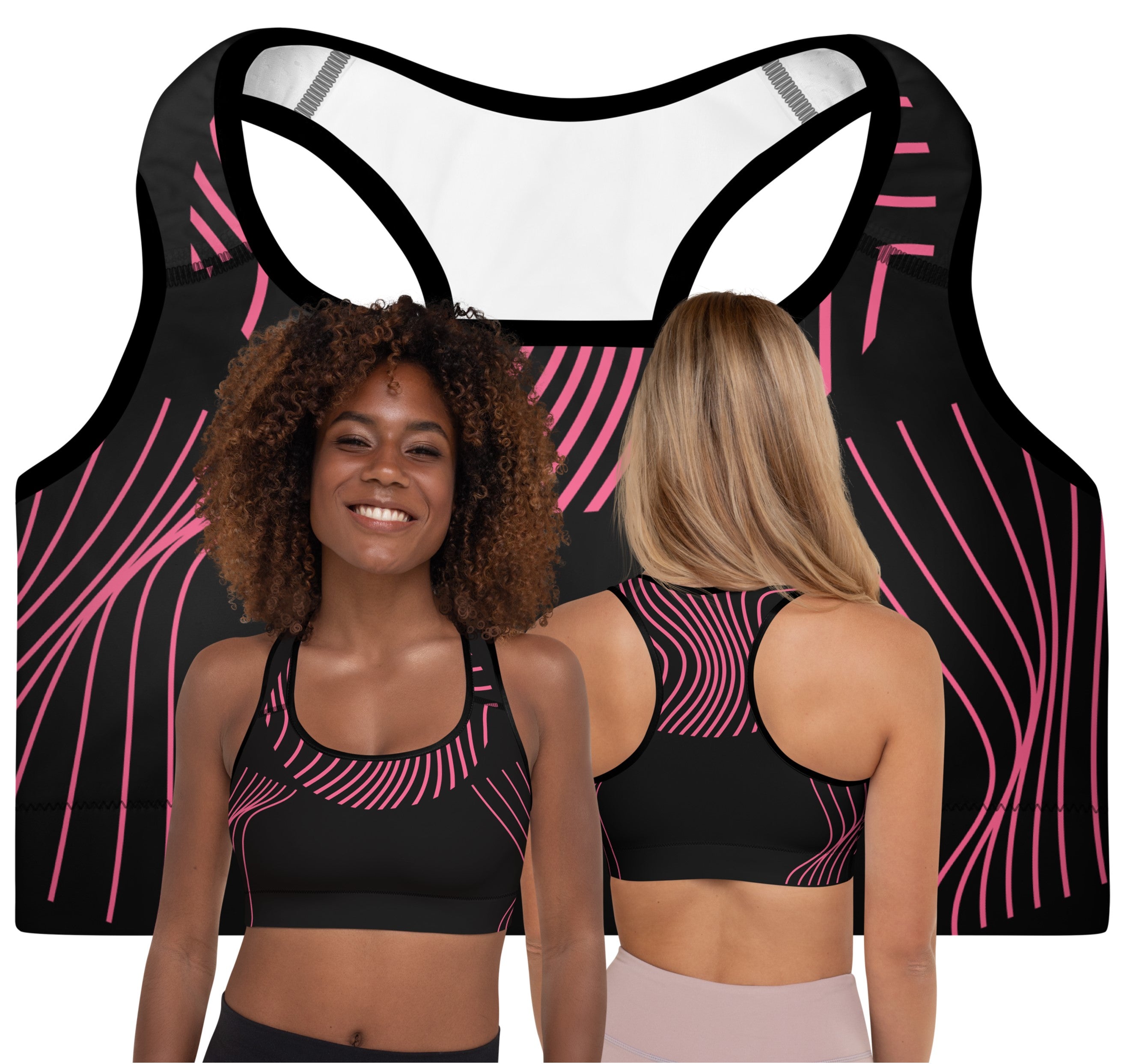 sports-bra-black-viva-magenta-yoga-gym-fitness-running-bra-top-wickedyo1